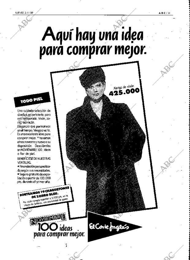ABC MADRID 02-11-1989 página 31