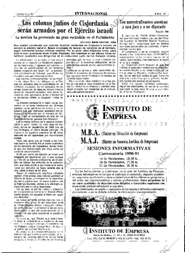 ABC MADRID 02-11-1989 página 41