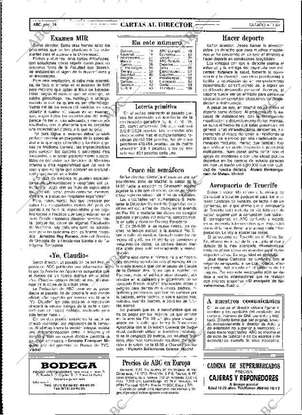 ABC MADRID 04-11-1989 página 14