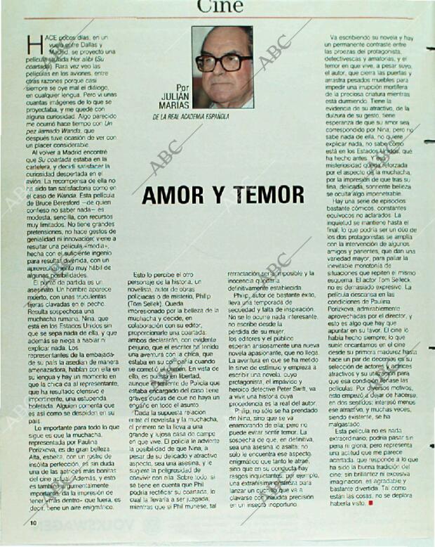 BLANCO Y NEGRO MADRID 05-11-1989 página 10