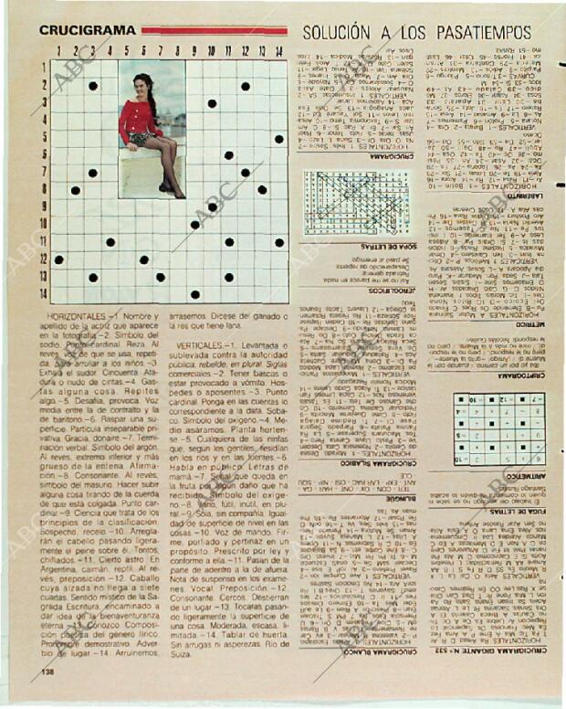 BLANCO Y NEGRO MADRID 05-11-1989 página 138