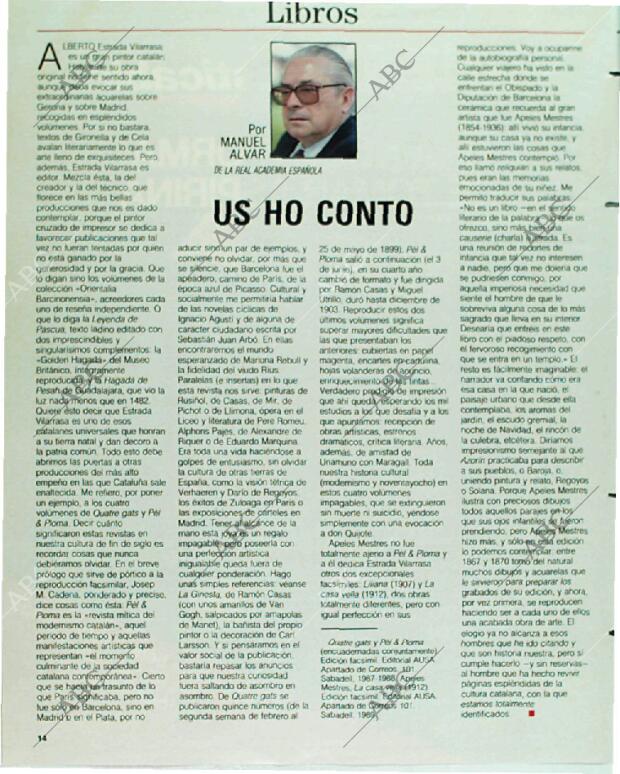 BLANCO Y NEGRO MADRID 05-11-1989 página 14