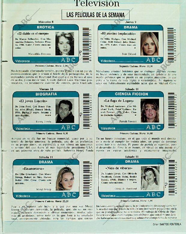 BLANCO Y NEGRO MADRID 05-11-1989 página 149