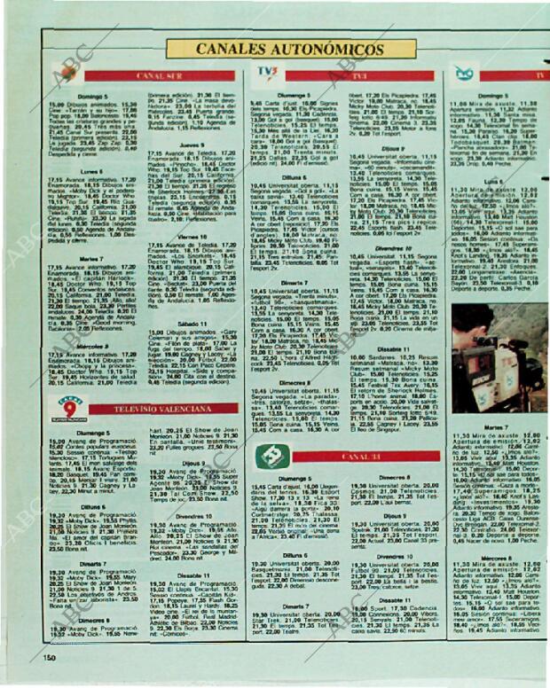 BLANCO Y NEGRO MADRID 05-11-1989 página 150