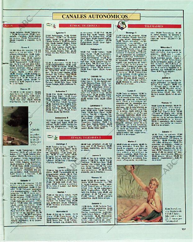 BLANCO Y NEGRO MADRID 05-11-1989 página 151