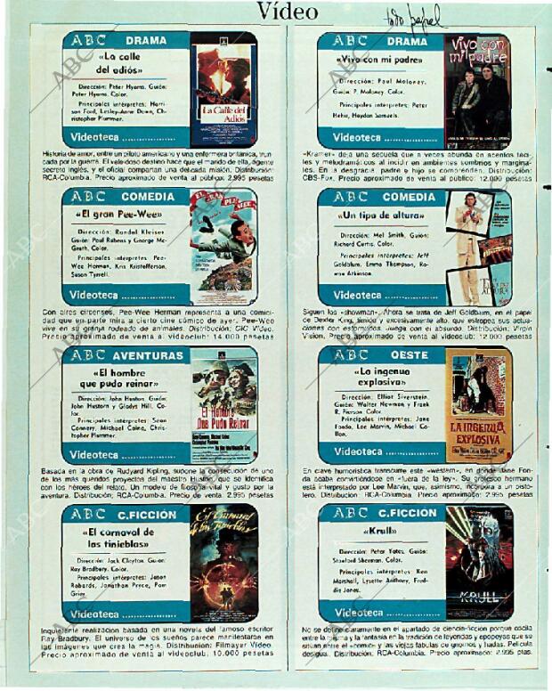 BLANCO Y NEGRO MADRID 05-11-1989 página 152