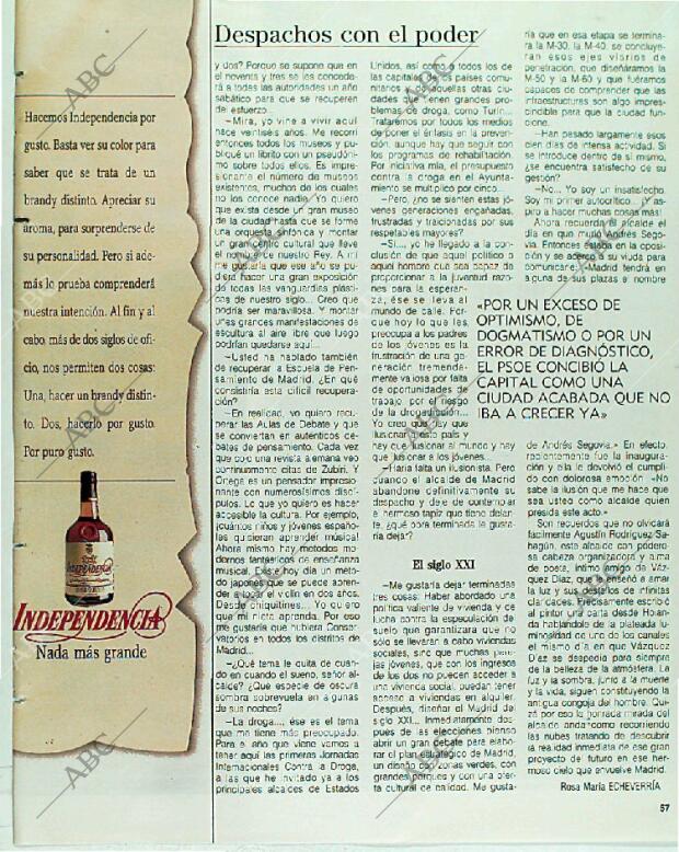 BLANCO Y NEGRO MADRID 05-11-1989 página 57