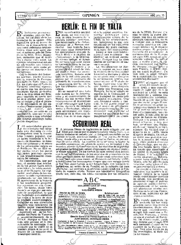 ABC MADRID 10-11-1989 página 15