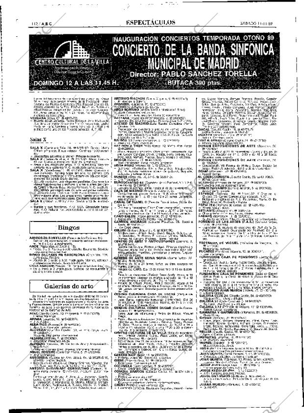ABC MADRID 11-11-1989 página 112