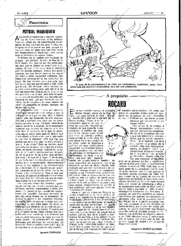 ABC MADRID 11-11-1989 página 20