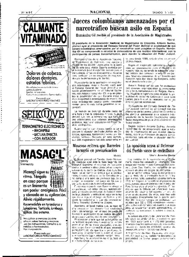 ABC MADRID 11-11-1989 página 26