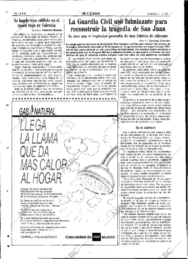 ABC MADRID 11-11-1989 página 98
