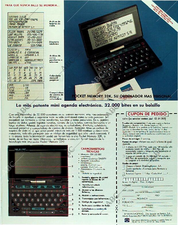 BLANCO Y NEGRO MADRID 12-11-1989 página 11