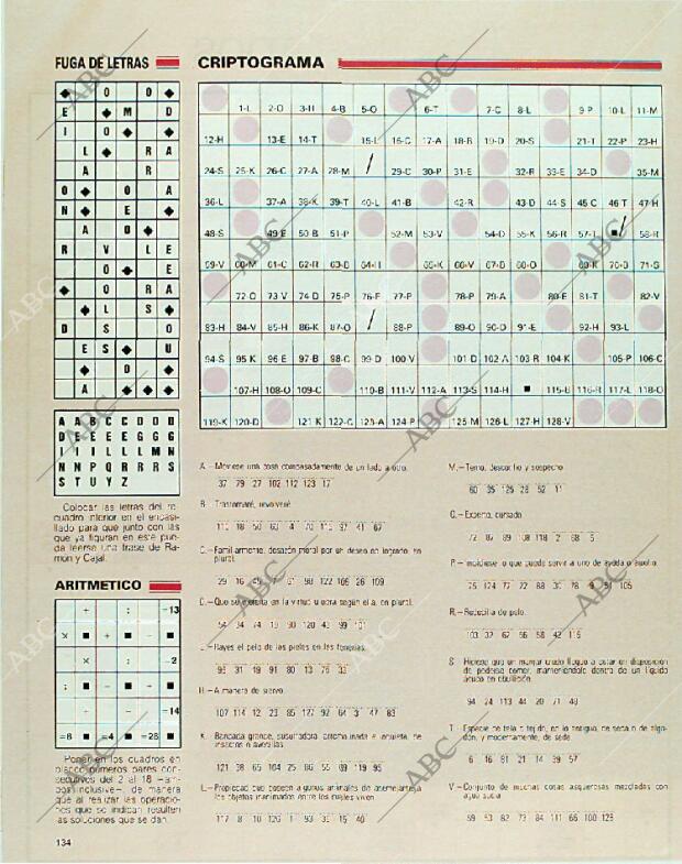 BLANCO Y NEGRO MADRID 12-11-1989 página 134