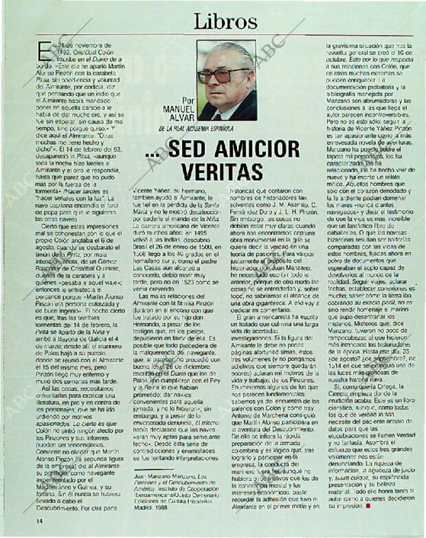 BLANCO Y NEGRO MADRID 12-11-1989 página 14