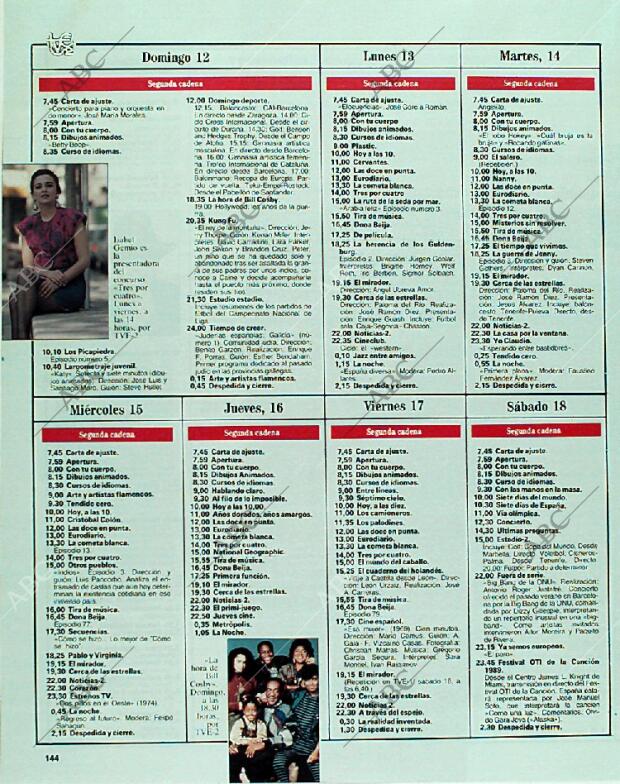 BLANCO Y NEGRO MADRID 12-11-1989 página 144