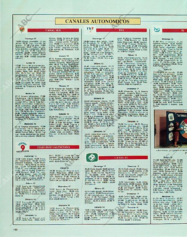 BLANCO Y NEGRO MADRID 12-11-1989 página 150