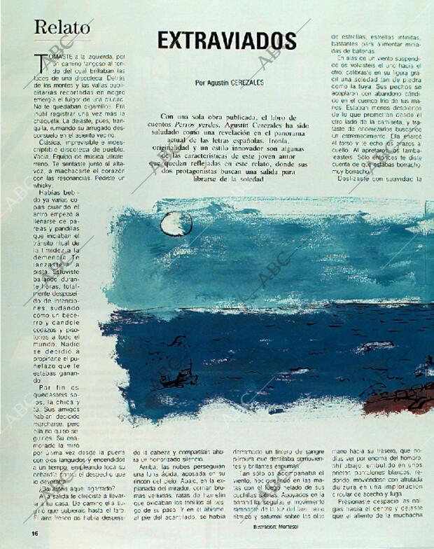 BLANCO Y NEGRO MADRID 12-11-1989 página 16