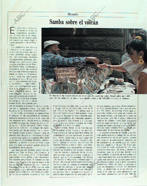 BLANCO Y NEGRO MADRID 12-11-1989 página 19