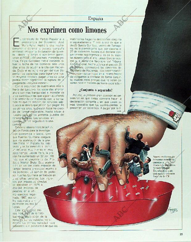 BLANCO Y NEGRO MADRID 12-11-1989 página 25