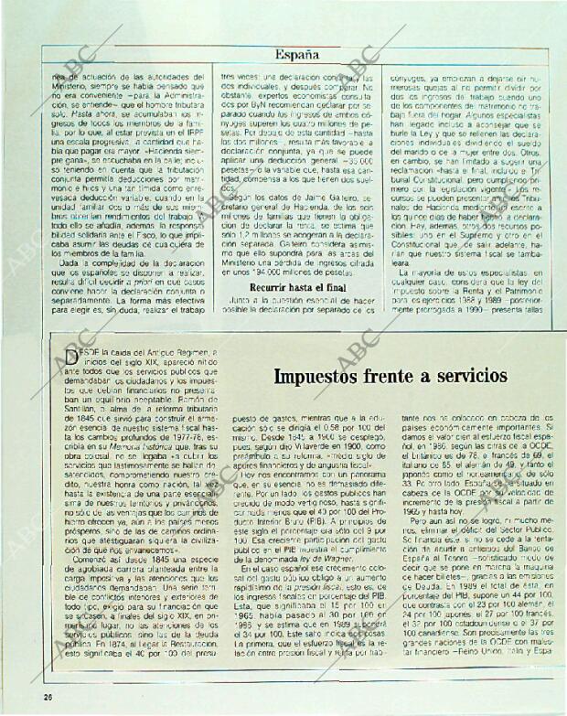 BLANCO Y NEGRO MADRID 12-11-1989 página 26