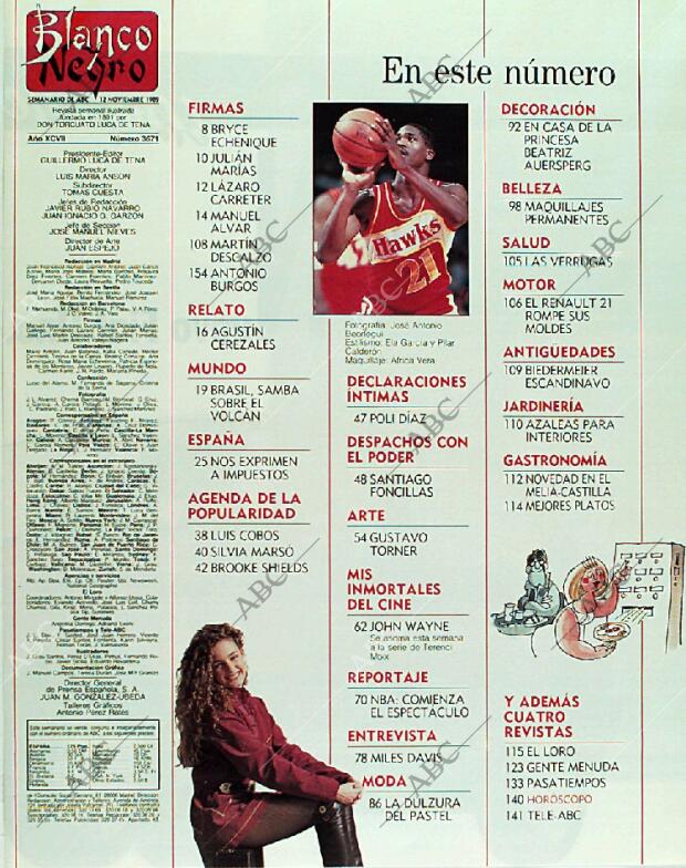 BLANCO Y NEGRO MADRID 12-11-1989 página 3