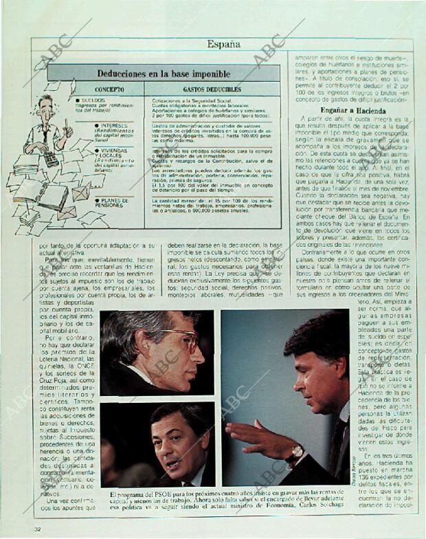 BLANCO Y NEGRO MADRID 12-11-1989 página 32