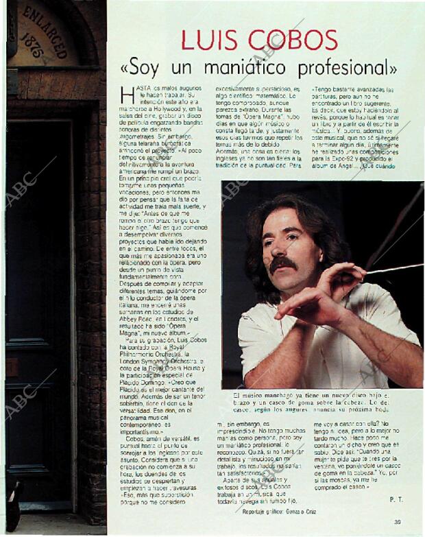 BLANCO Y NEGRO MADRID 12-11-1989 página 39