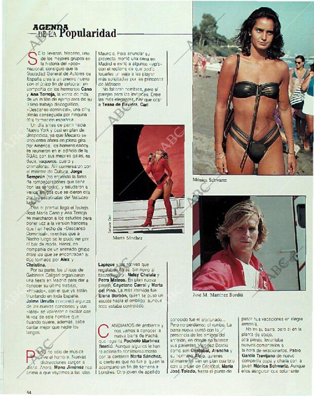 BLANCO Y NEGRO MADRID 12-11-1989 página 44