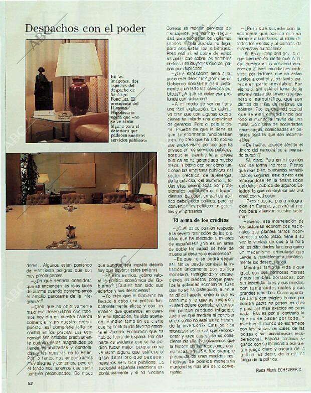 BLANCO Y NEGRO MADRID 12-11-1989 página 52