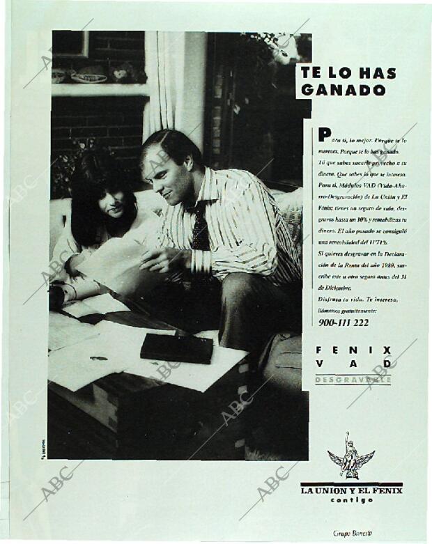 BLANCO Y NEGRO MADRID 12-11-1989 página 67