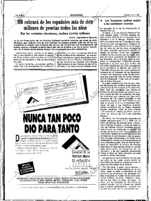 ABC SEVILLA 13-11-1989 página 24