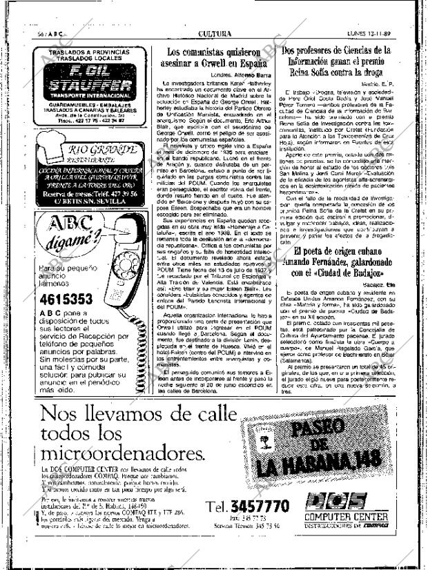 ABC SEVILLA 13-11-1989 página 56