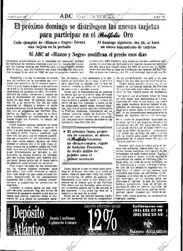 ABC SEVILLA 13-11-1989 página 93