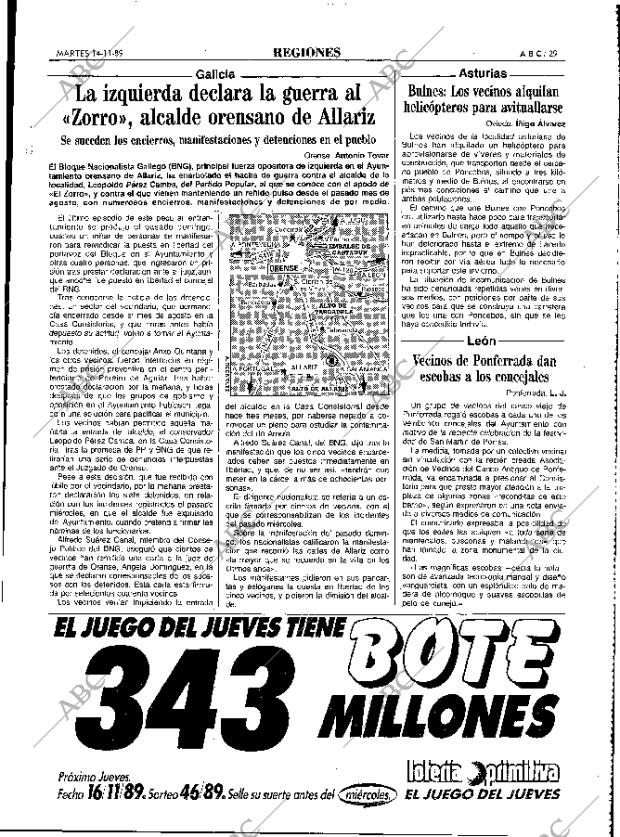 ABC MADRID 14-11-1989 página 29