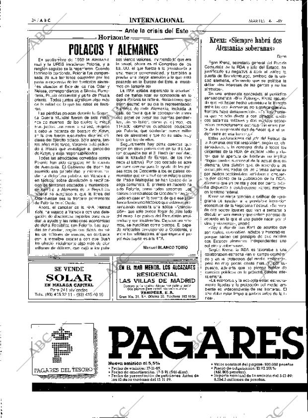 ABC MADRID 14-11-1989 página 34