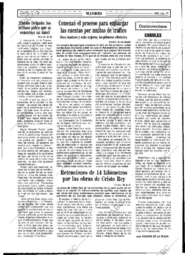 ABC MADRID 14-11-1989 página 39
