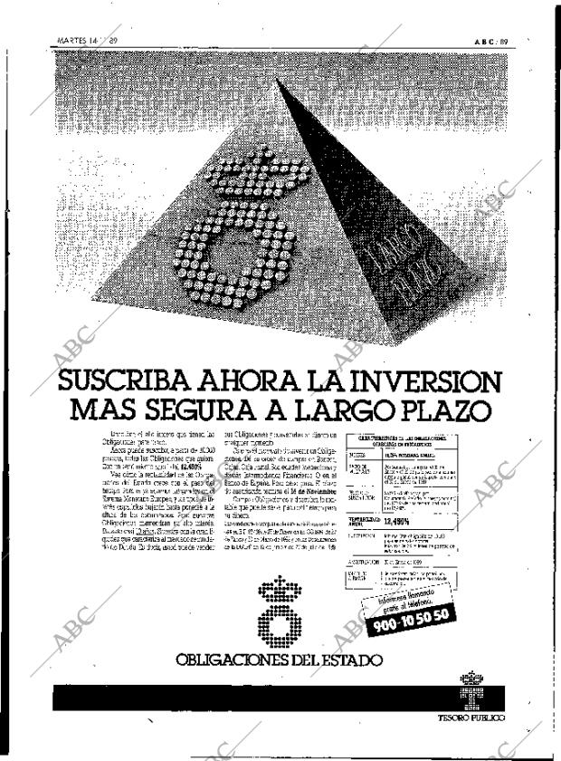 ABC MADRID 14-11-1989 página 89