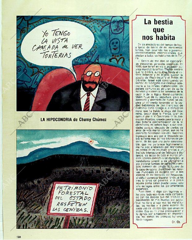 BLANCO Y NEGRO MADRID 19-11-1989 página 130