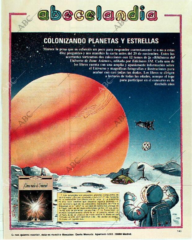 BLANCO Y NEGRO MADRID 19-11-1989 página 143