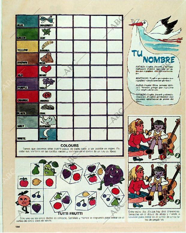 BLANCO Y NEGRO MADRID 19-11-1989 página 144