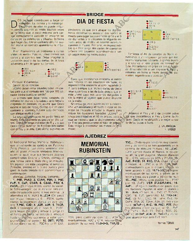 BLANCO Y NEGRO MADRID 19-11-1989 página 147