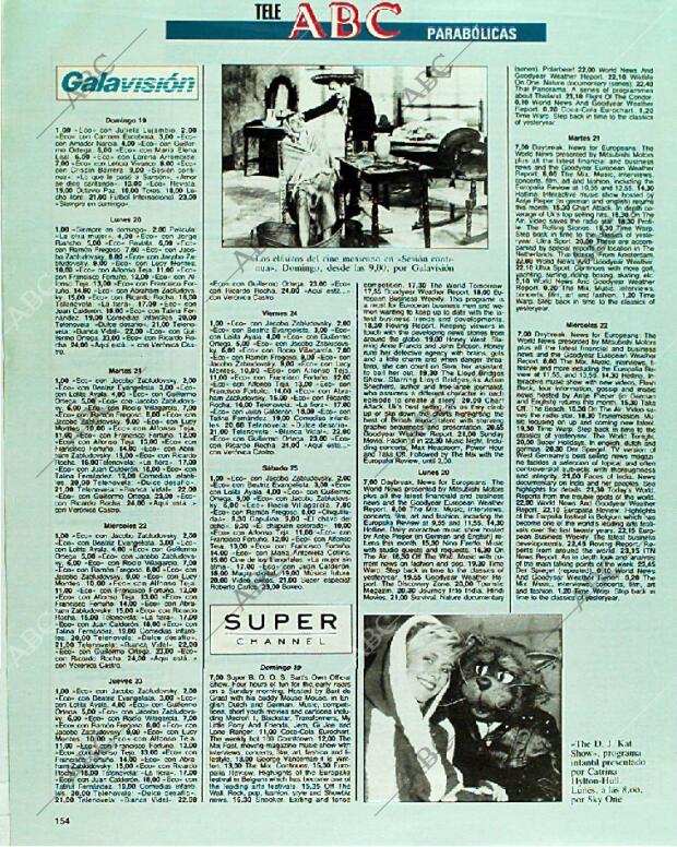 BLANCO Y NEGRO MADRID 19-11-1989 página 154