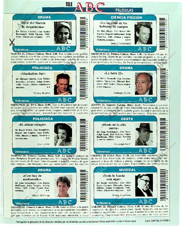 BLANCO Y NEGRO MADRID 19-11-1989 página 159