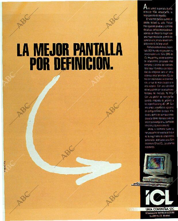 BLANCO Y NEGRO MADRID 19-11-1989 página 44