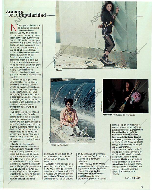 BLANCO Y NEGRO MADRID 19-11-1989 página 47