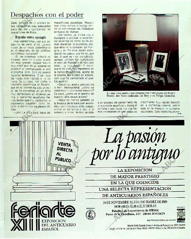 BLANCO Y NEGRO MADRID 19-11-1989 página 57