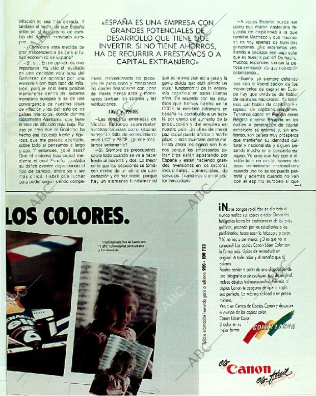 BLANCO Y NEGRO MADRID 19-11-1989 página 59