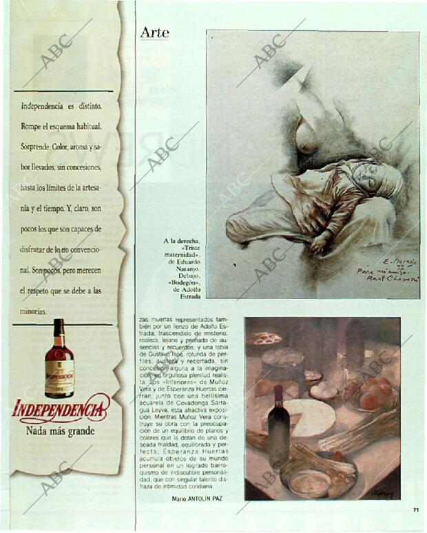 BLANCO Y NEGRO MADRID 19-11-1989 página 71