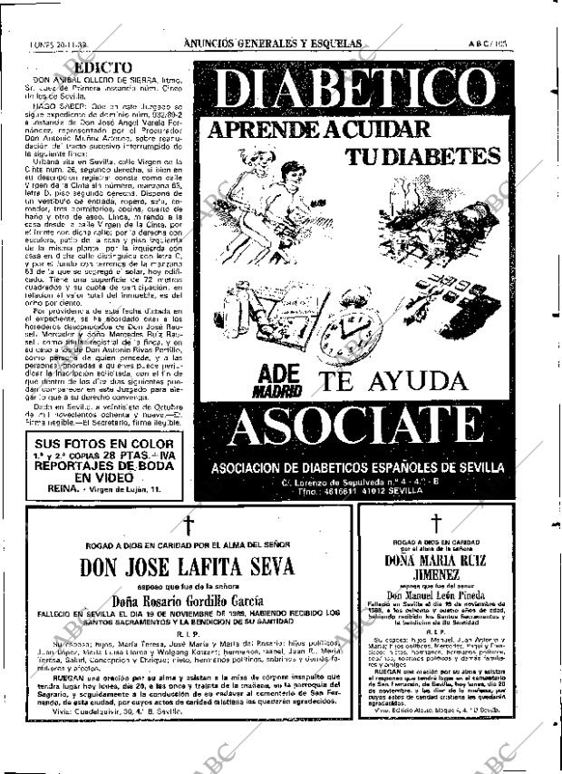 ABC SEVILLA 20-11-1989 página 105